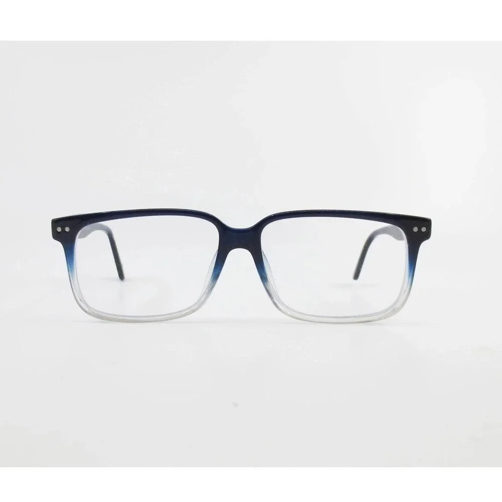 Blue Gradient Rectangular Eyeglass Frames KP7003 BL 48-12-125 Full Rim Eyewear